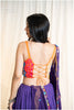 PoP Up Real Mirror Hand Work Blouse Orange