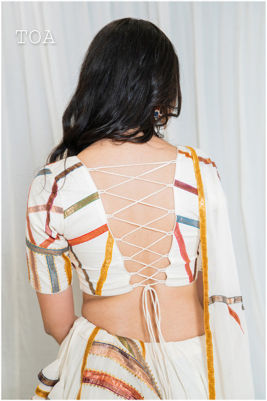 Shades Of Lampi - Matrix Top - Off White EL