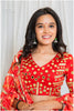 Shades Of Lampi - Golden Lampi & Mirror Top - Red