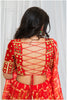 Shades Of Lampi - Gharchola Bandhani Lampi Outfit - Red