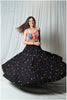 Multi Mirror Skirt - Black