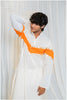 Shades Of Solid - Off white & Orange
