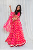 Shades Of Lampi - Gharchola Bandhani Lampi Outfit - Pink