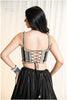 Kashmiri Long Top - Black