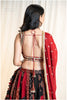 Ajab Gajab Ajrakh Gamthi Set - Maroon&Black