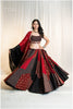 Ajab Gajab Ajrakh Gamthi Set - Maroon&Black