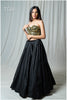 Mirror Corset Set - Black