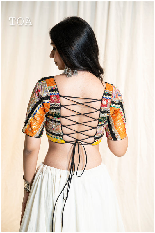 Mosaic Multi Top - Black