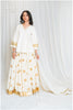 Shades Of Lampi - Traditional Angarkha Lampi Top - Off White