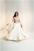 Georgette Sequins Sitara Skirt Only - Off White