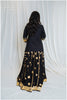 Shades Of Lampi - Traditional Angarkha Lampi Top - Black