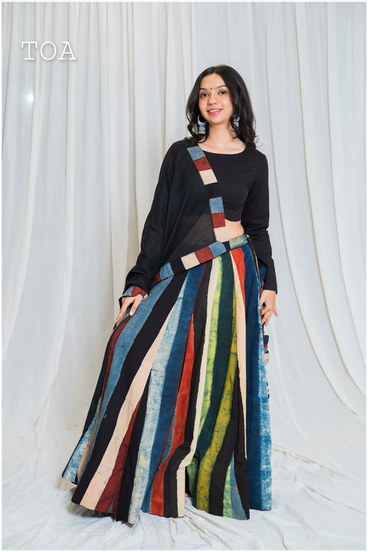 Shades of Ajrakh - Stripes Outfit