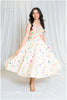 Pop Up Vibe Corset Dress - Cream white