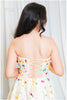 Pop Up Vibe Corset Dress - Cream white
