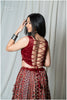 Premium Design Gaji Blouse (Maroon - SL)