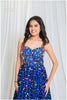 Pop Up Vibe Corset Dress - Royal Blue