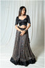 Premium Design Gaji Blouse (Black - EL)