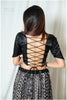 Premium Design Gaji Blouse (Black - EL)