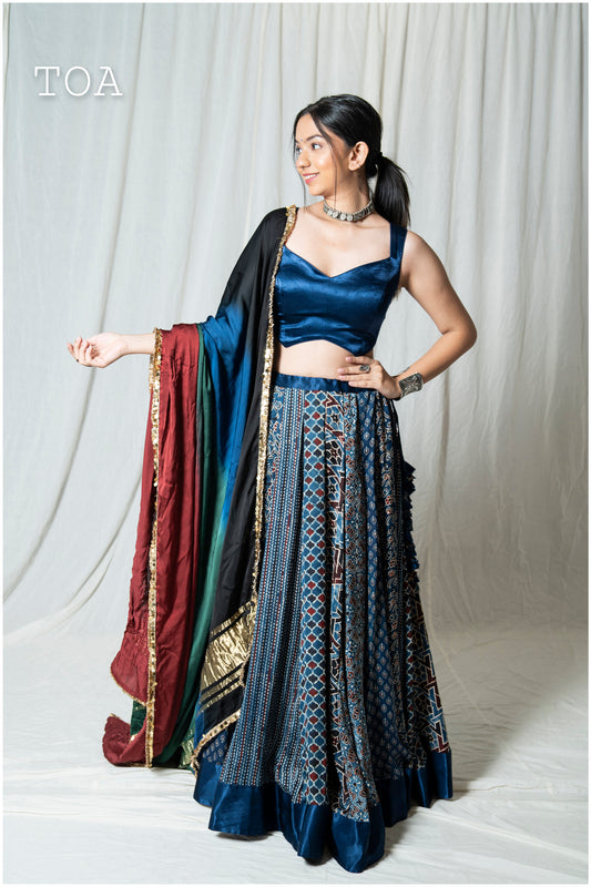 Mashru Magic Set (Indigo Blue - SL)