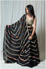 Black ZigZag Zariya Skirt Set