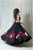 Symbolic Black Patch Skirt & Mirror Top
