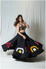 Symbolic Black Patch Skirt & Mirror Top