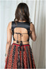 Ajrakh Grace Skirt & Top - Red & Black