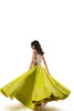 Lime Green Horizontal Tui Skirt 15 Meters Flare