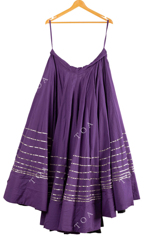 Purple Horizontal Tui Skirt 15 Meters Flare