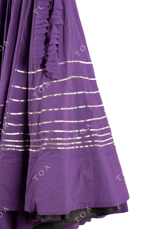 Purple Horizontal Tui Skirt 15 Meters Flare