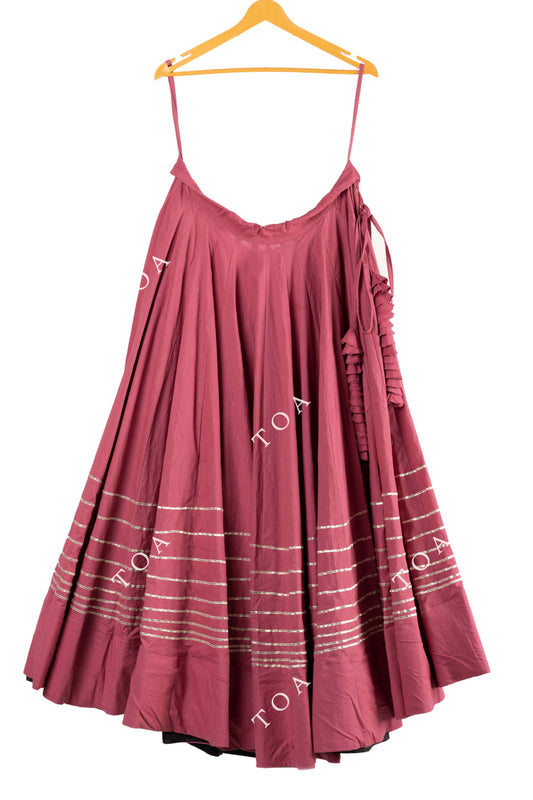 Onion Pink Horizontal Tui Skirt 15 Meters Flare