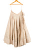 Beige Horizontal Tui Skirt 15 Meters Flare