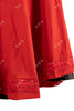 Red Mirror Work Border Skirt 9+ Mtrs Flare