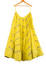 Lime Yellow Alternate Kallis Mirror 10+ Mtrs Flare Skirt