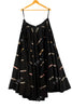 Black Alternate Kallis Resham Sequins 10+ Mtrs Flare  Skirt