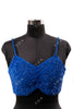 Royal Blue Hand-Beaded Blouse