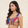 Mosaic Multi Top - Blue (Sleeve Less Variant)
