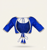 Zariya Silk EL Top - Royal Blue