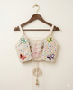 Butterfly Bloom Mirror Top - Off-White