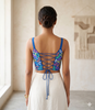 Multi Doodle Top - Royal Blue