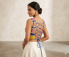 Mosaic Multi Top - Blue (Sleeve Less Variant)