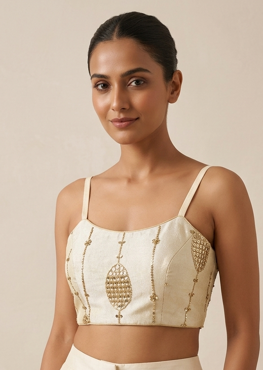 Tissue Kanjivaram Top 2.0