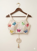 Butterfly Bloom Mirror Top - Off-White