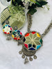 Multi - Mirror Oxidized Necklace - JJ