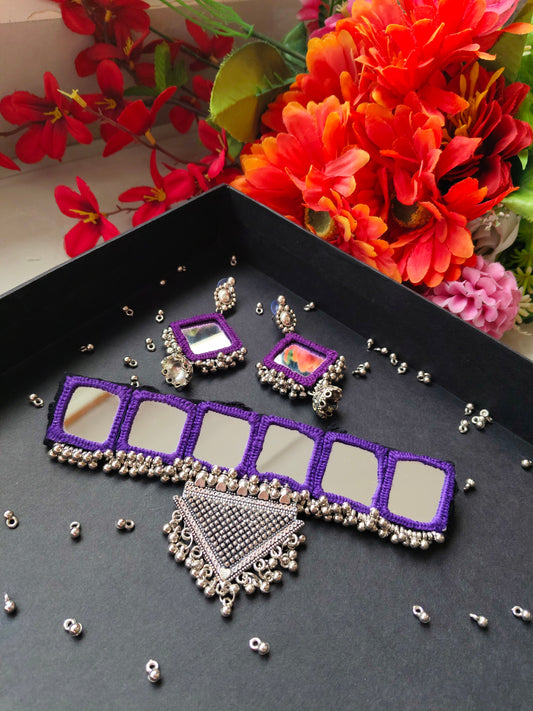 Choker Mirror Necklace - JVD