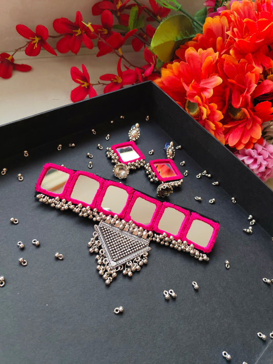 Choker Mirror Necklace - JVD