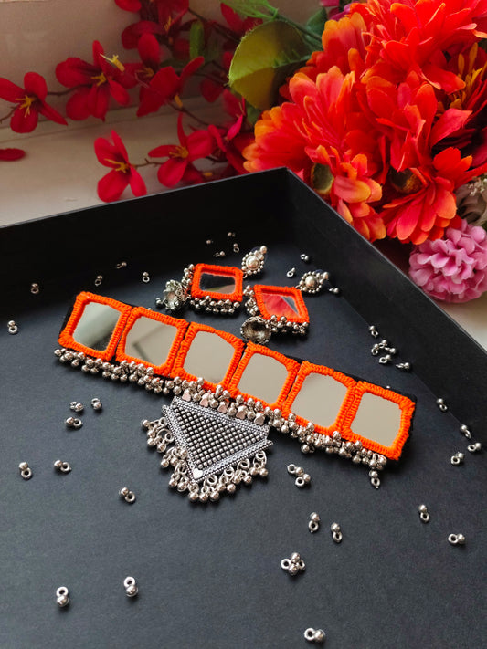 Choker Mirror Necklace - JVD