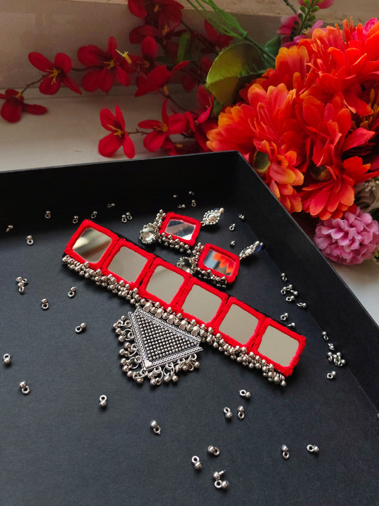 Choker Mirror Necklace - JVD