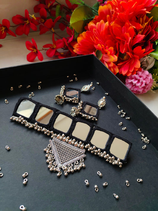 Choker Mirror Necklace - JVD