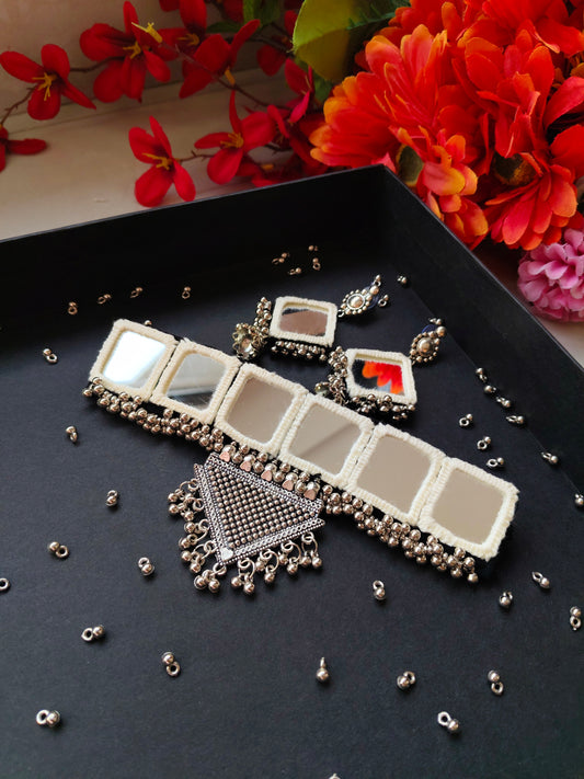 Choker Mirror Necklace - JVD